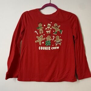 Holiday Time Cookie Crew Christmas Tee Girls XXL Festive Cozy Cute